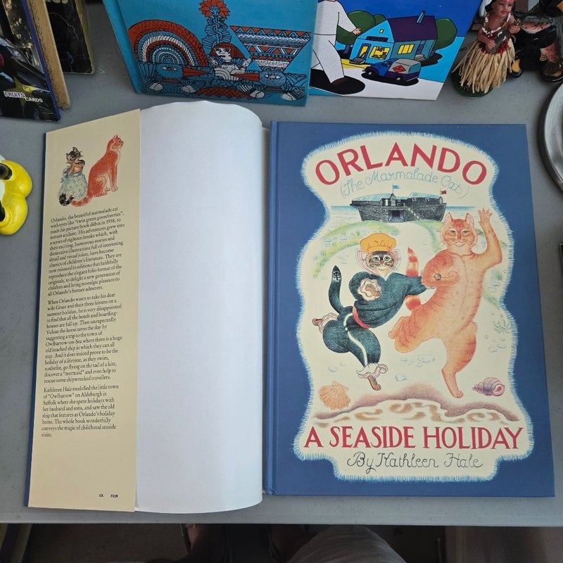 Orlando the Orange Marmalade Cat a Seaside Holiday