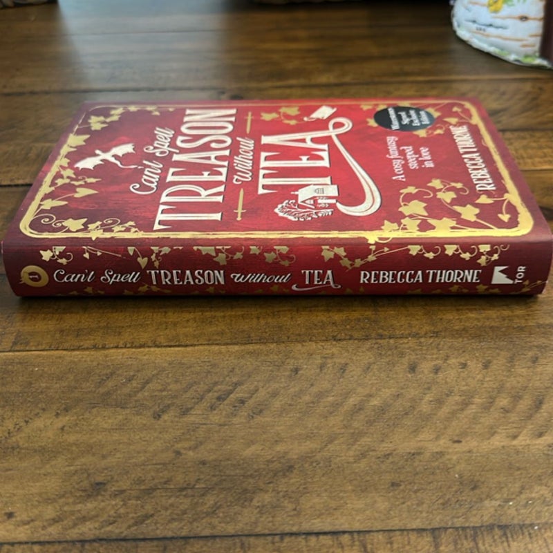 Can’t Spell Treason Without Tea Waterstones signed Limited Ed