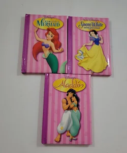 Set of 3 Disney Princesses Little Books