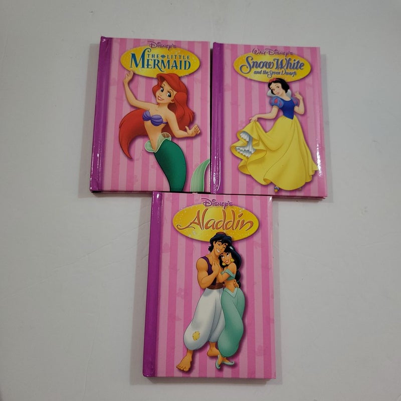 Set of 3 Disney Princesses Little Books