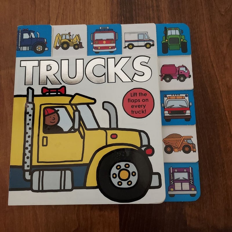 Lift-The-Flap Tab: Trucks