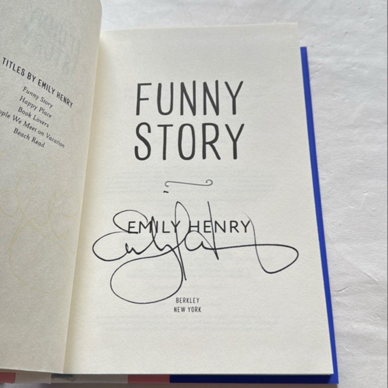 Funny Story - signed