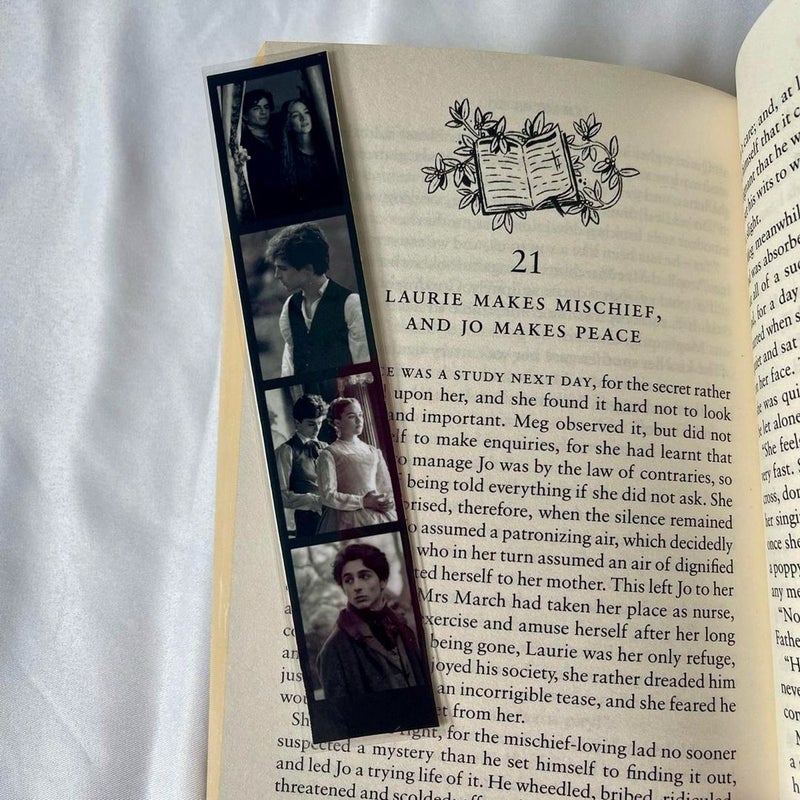 Little Women ‘Laurie’ photobooth strip bookmark