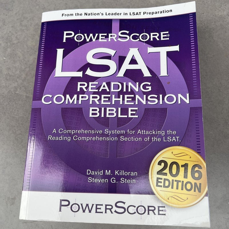 LSAT Reading Comprehension Bible