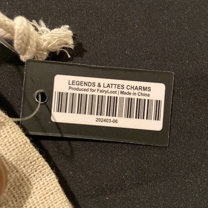 Legends and Lattes Charms FairyLoot 