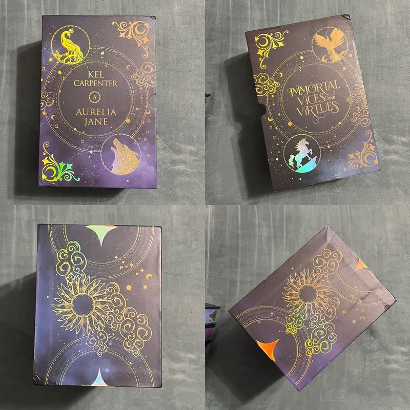 Kickstarter Immortal Vices and Virtues boxed set