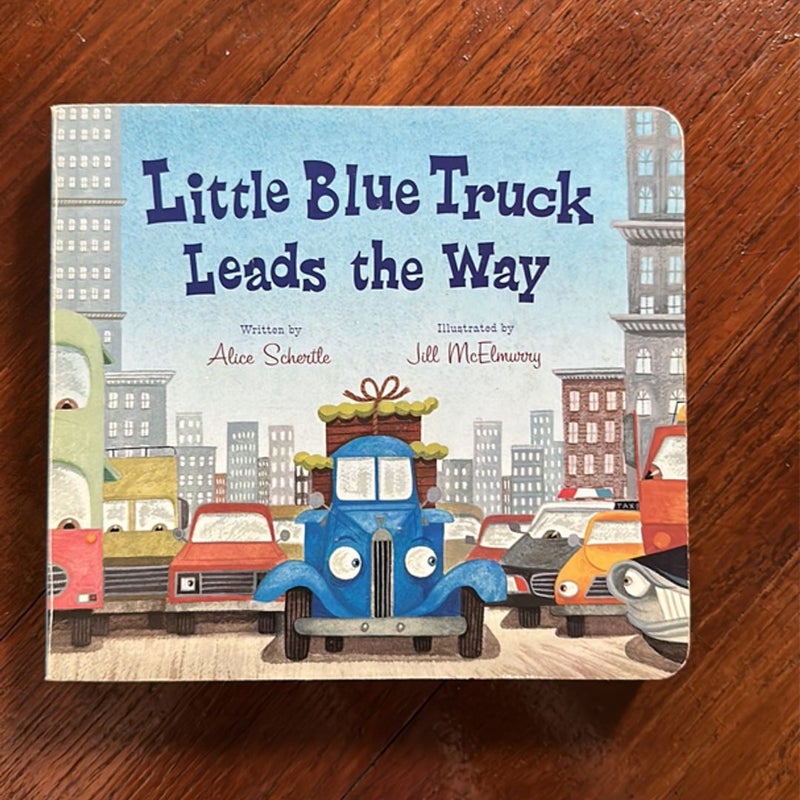 3 Piece Bundle of Little Blue Truck Hardcover Board Books Twinkle Lights