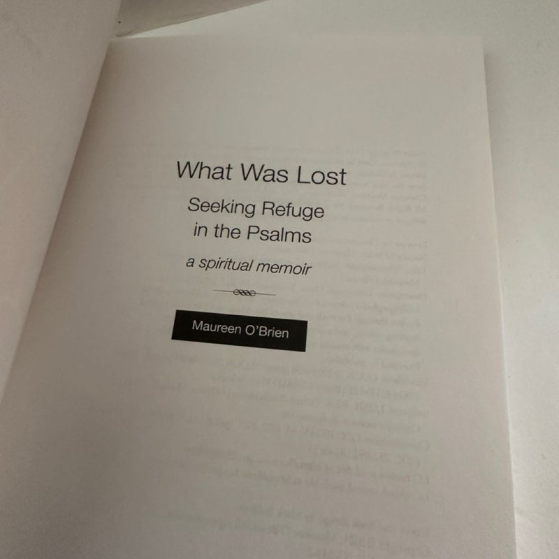 What Was Lost