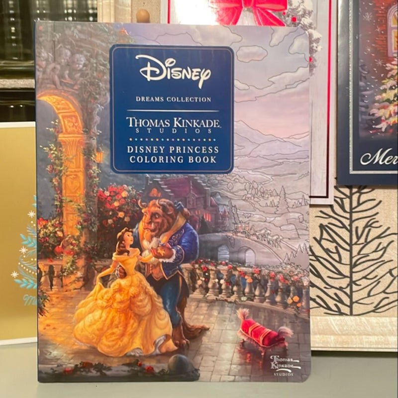 Disney Dreams Collection Thomas Kinkade Studios Disney Princess Coloring Book