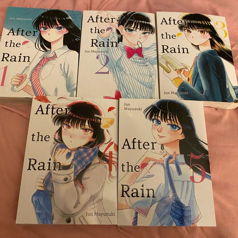 After the Rain complete manga series volumes 1-5