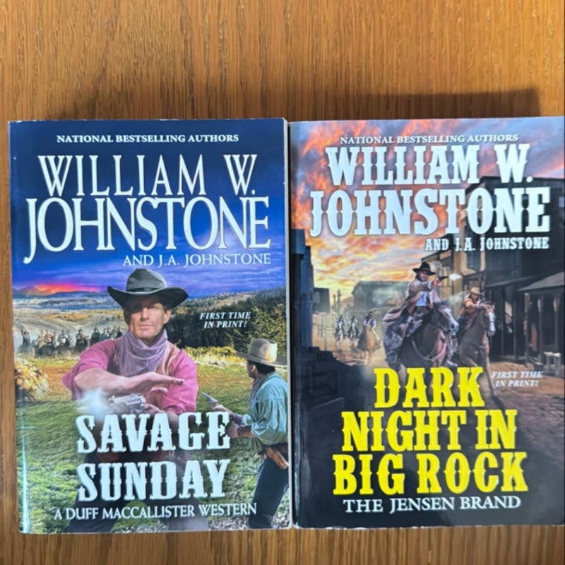 William W Johnstone 2-Book Bundle