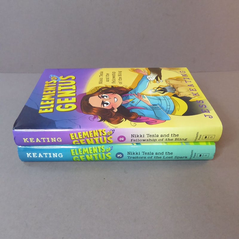 Elements of Genius Nikki Tesla Bundle of 2 HC books