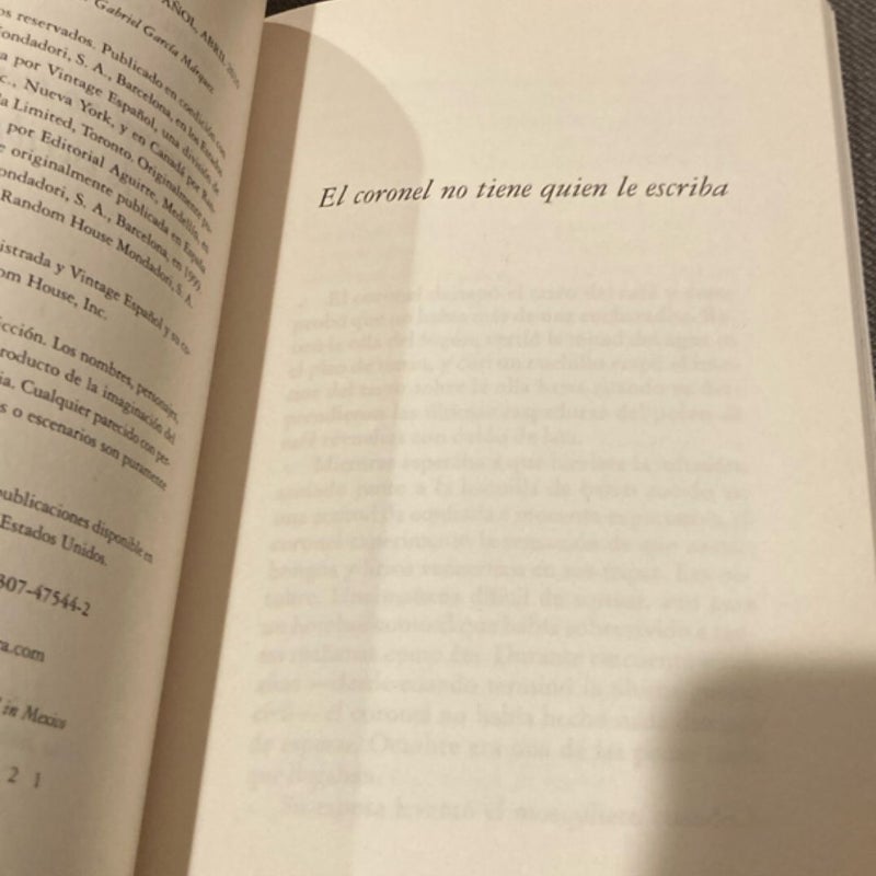 El Coronel No Tiene Quien le Escriba / No One Writes to the Colonel and Other St Ories