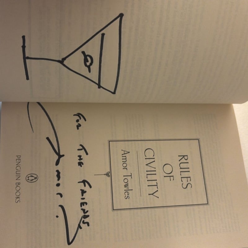 Rules of Civility SIGNED