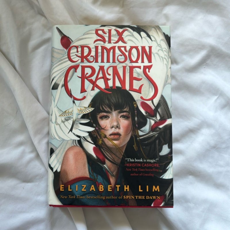 Six Crimson Cranes