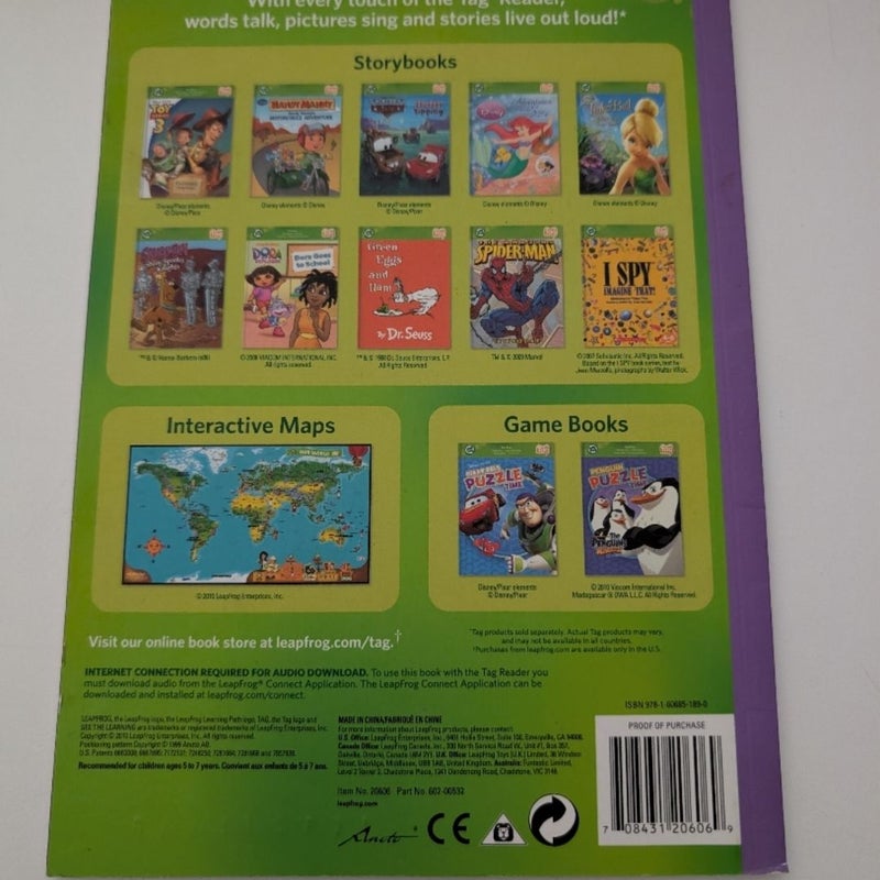 Leap Frog Lot of 3 Dora, Olivia, Chores Books