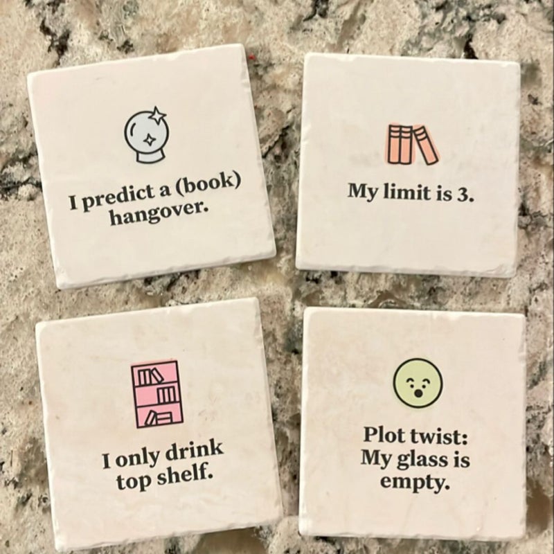 Book of the Month Coasters