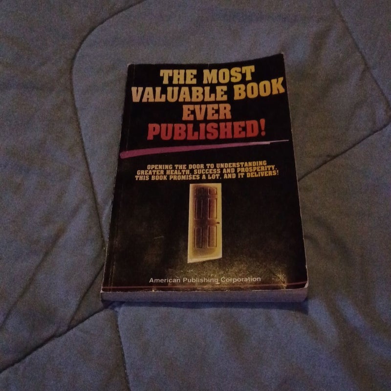 The Most Valuable Book Ever Published