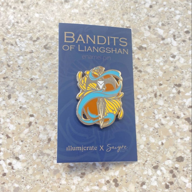 Illumicrate enamel pin Bandits of Liangshan