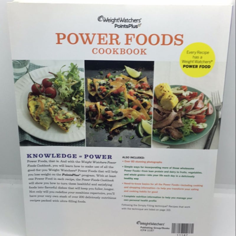 Power Foods Cookbook WeightWatchers Points Plus