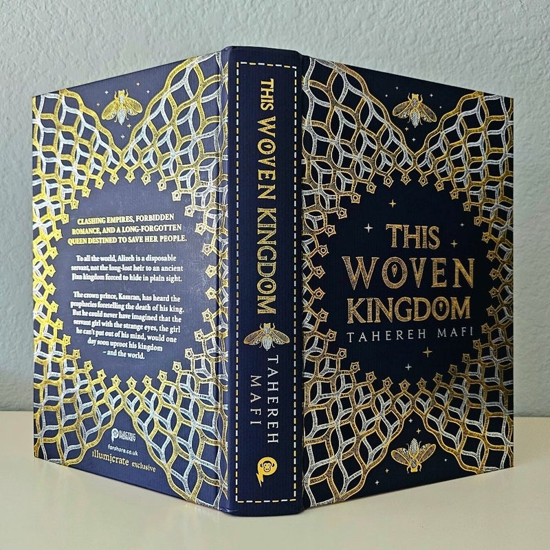 This Woven Kingdom SIGNED by Tahereh Mafi Illumicrate Special Edition