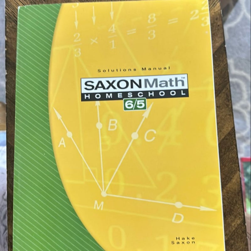 Saxon Math 6/5