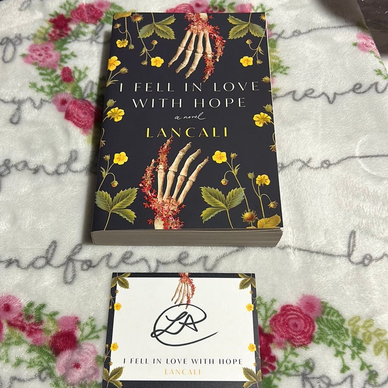 I Fell in Love with Hope Signed bookplate