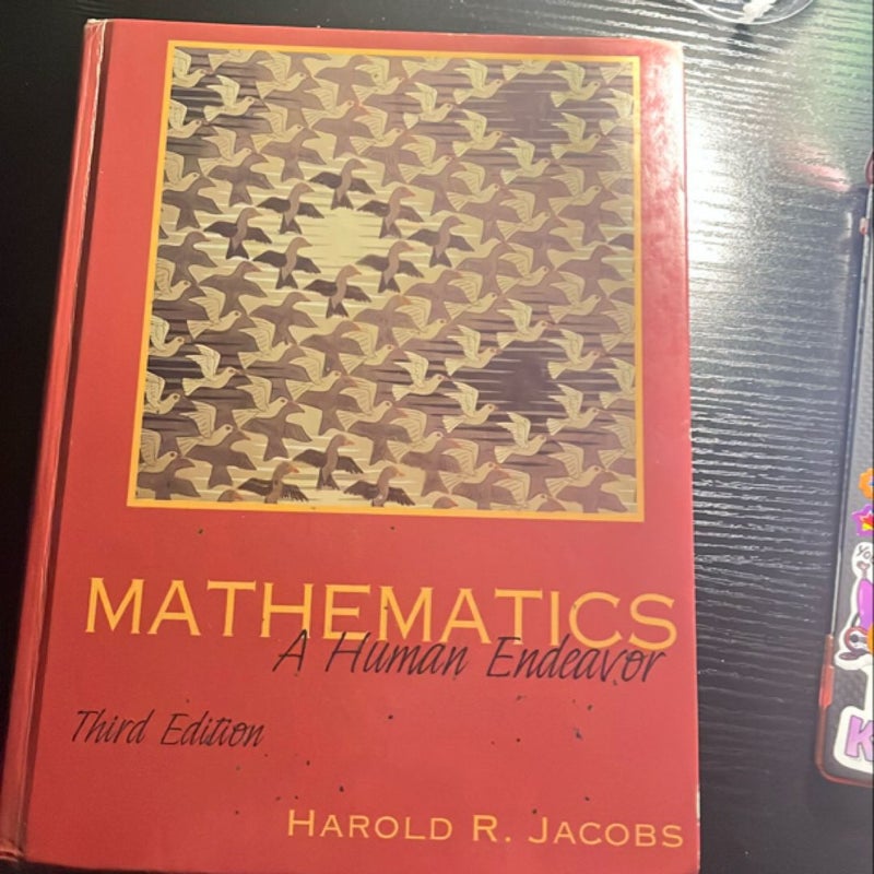 Mathematics: A human endeavors