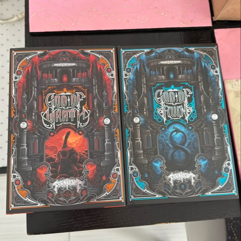 Rina Kent God of Wrath and God of Ruin special editions