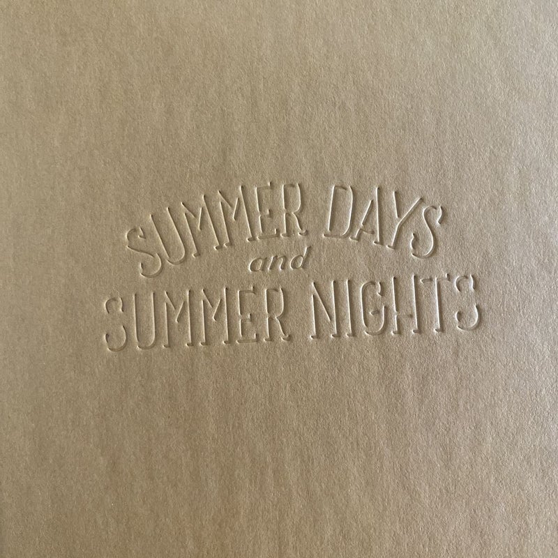 Summer Days and Summer Nights (spine flaw)