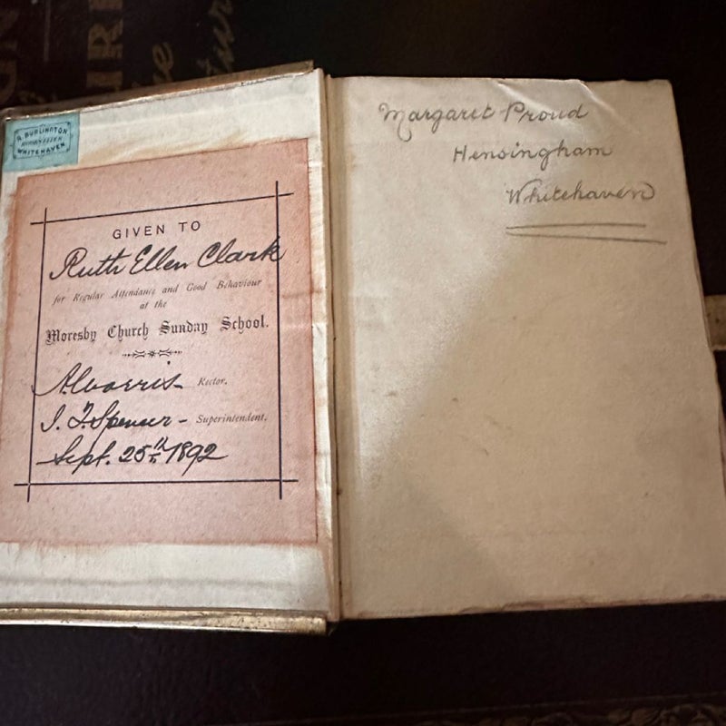 Holy bible 1804 Antique Clasp Hard Cover Book