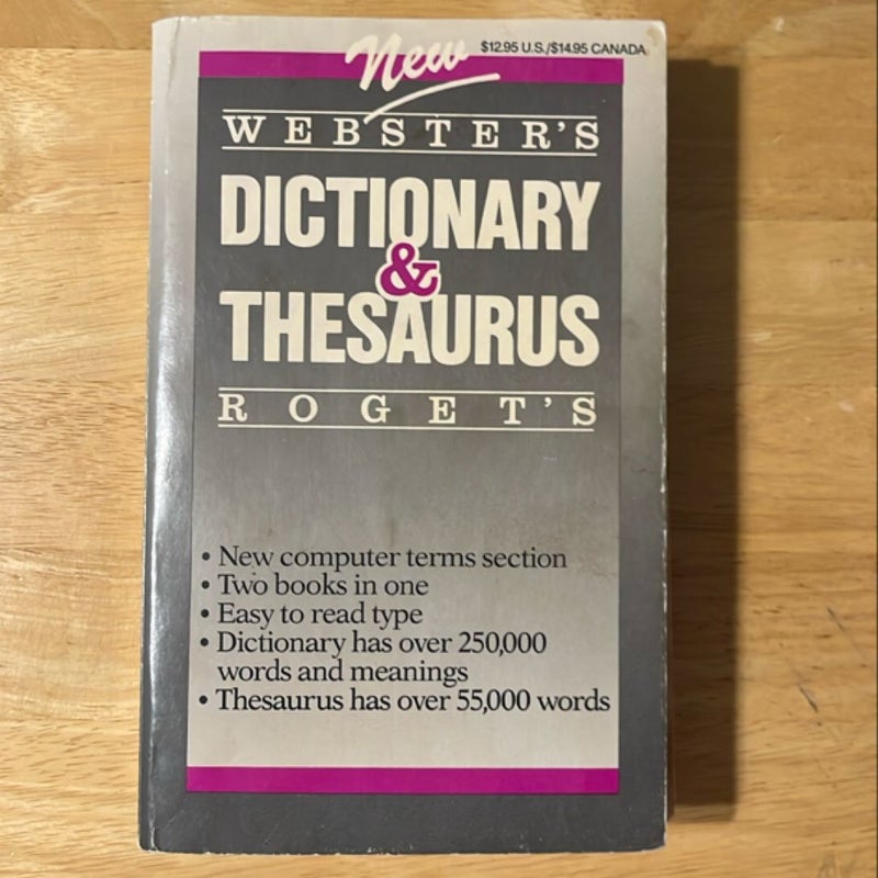 New Webster's Dictionary and New Roget's Thesaurus