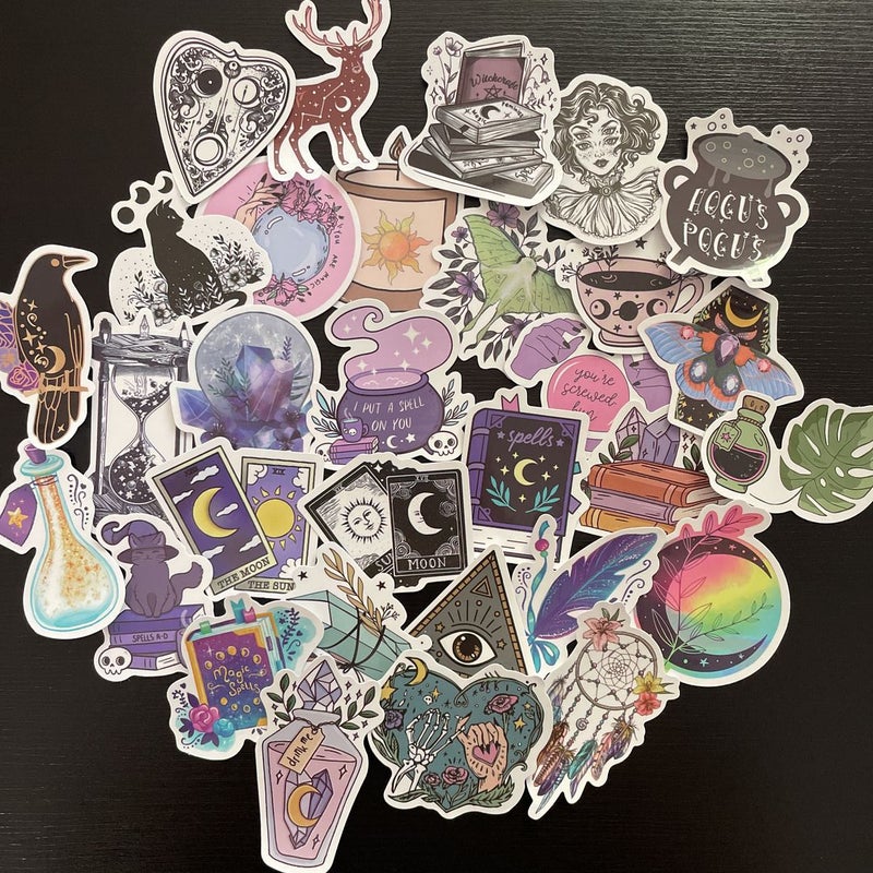 Witchy Vinyl Stickers by Self, Paperback | Pangobooks