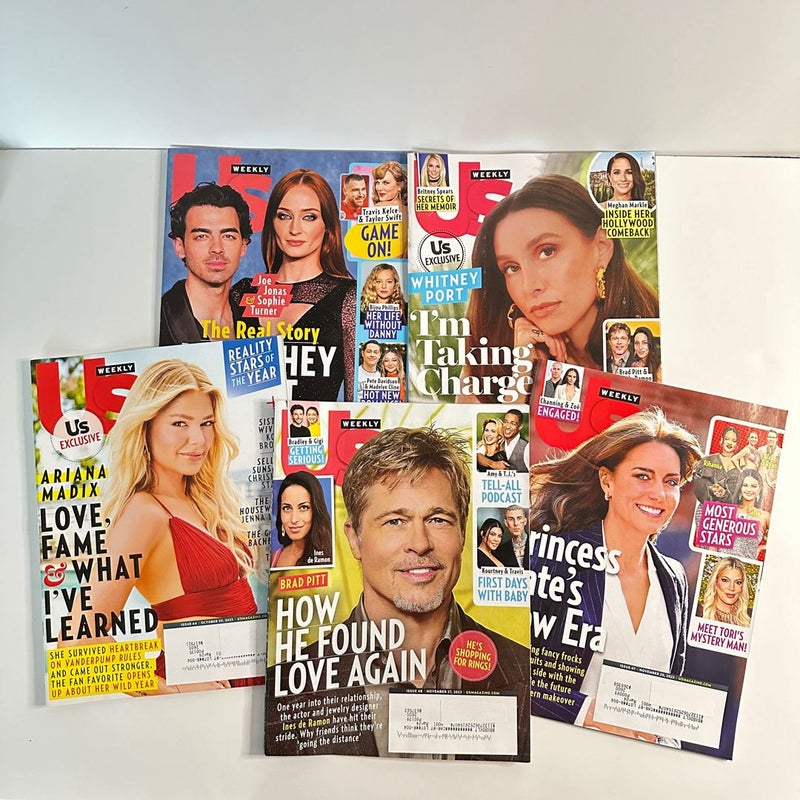 Lot of 13 US Weekly 2023 Gossip Magazines, Matthew Perry, Taylo Swift