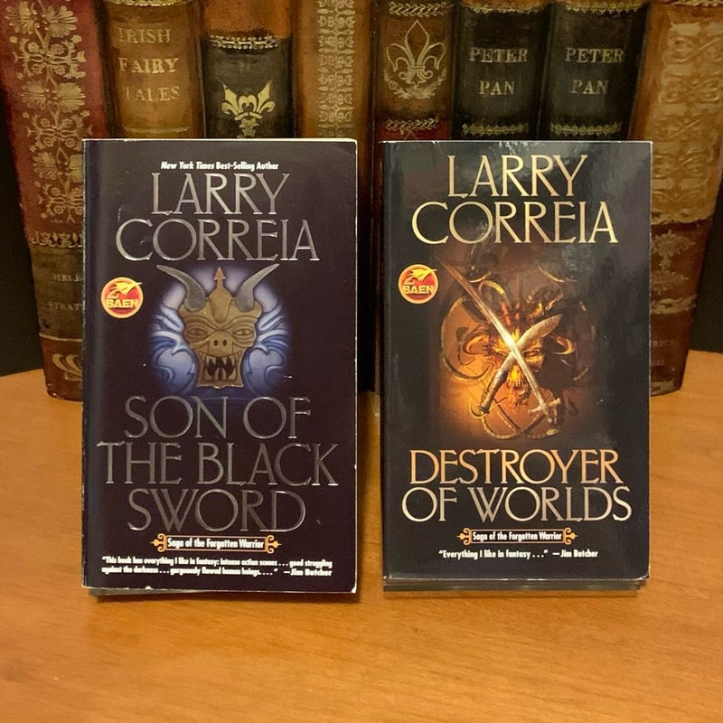 Saga of the Forgotten Warrior: Son of the Black Sword & Destroyer of Worlds