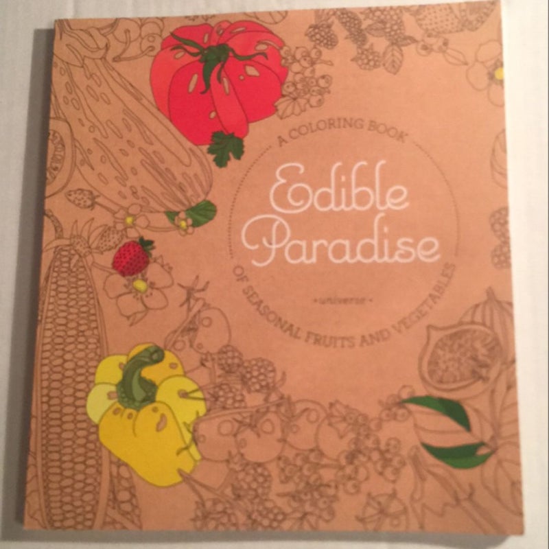 Edible Paradise Coloring Book