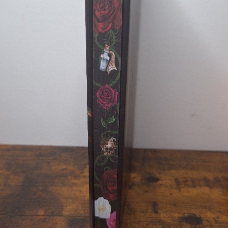 Malice in Wonderland and Rage in Wonderland kickstarter custom sprayed edges editions