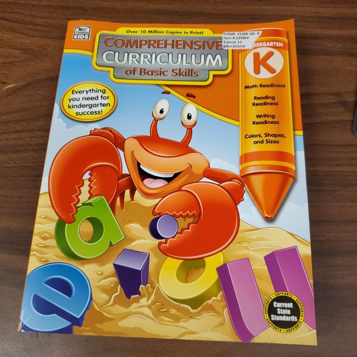 Comprehensive Curriculum of Basic Skills, Grade K by Thinking Kids
