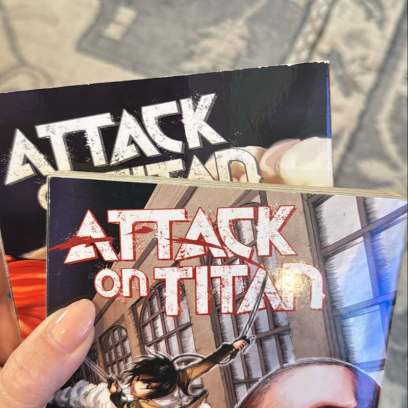 Attack on Titan Volumes 1 & 2 