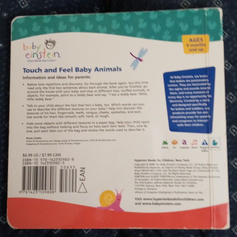 Dusney Baby Einstein Touch and Feel Book 