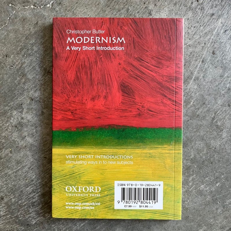 Modernism: a Very Short Introduction