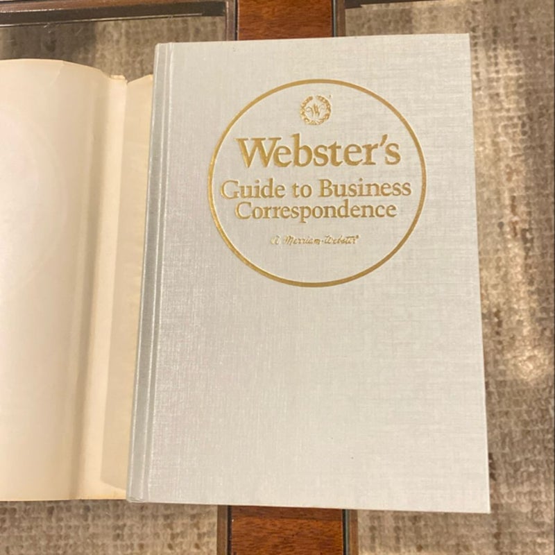 Merriam-Webster's Guide to Business Correspondence