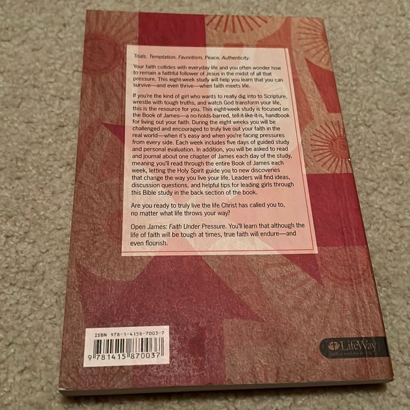 James faith under pressure by pam gibbs paperback pangobooks