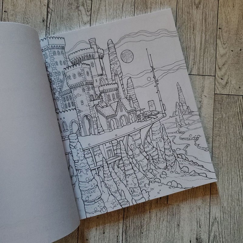 The Official Dune Coloring Book by Frank Herbert, Paperback | Pangobooks