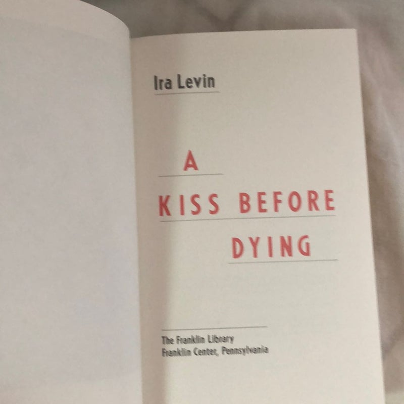 A Kiss Before Dying 