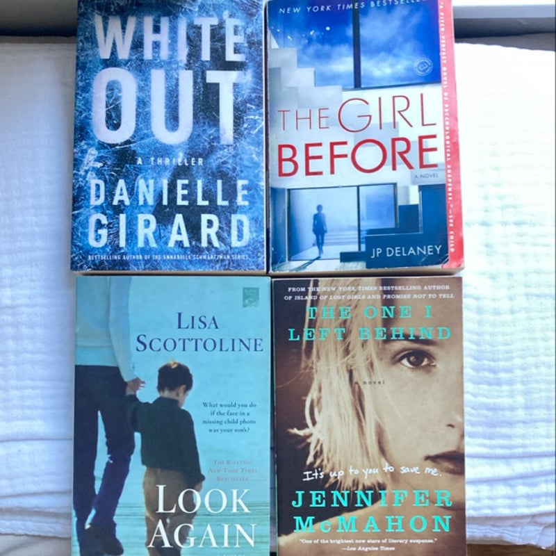 Thriller Bundle: White Out, Look Again, The One I Left Behind, The Girl Before