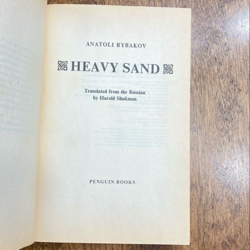 Heavy Sand