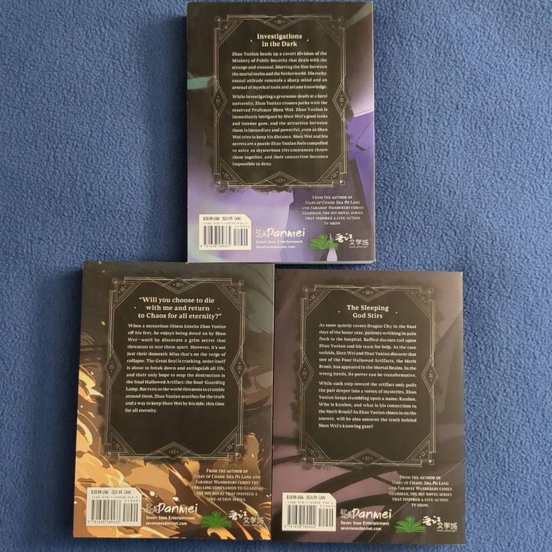 Guardian: Zhen Hun (Novel) Vol. 1, 2, and 3