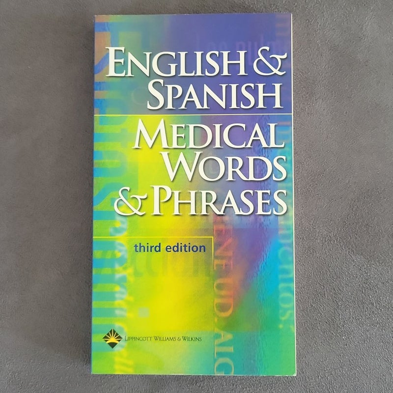 English and Spanish Medical Words and Phrases