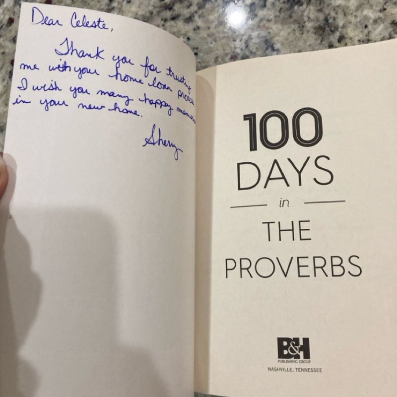 100 Days in The Proverbs 